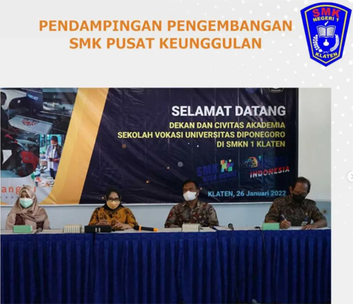 Pendampingan Pengembangan SMK Pusat Keunggulan