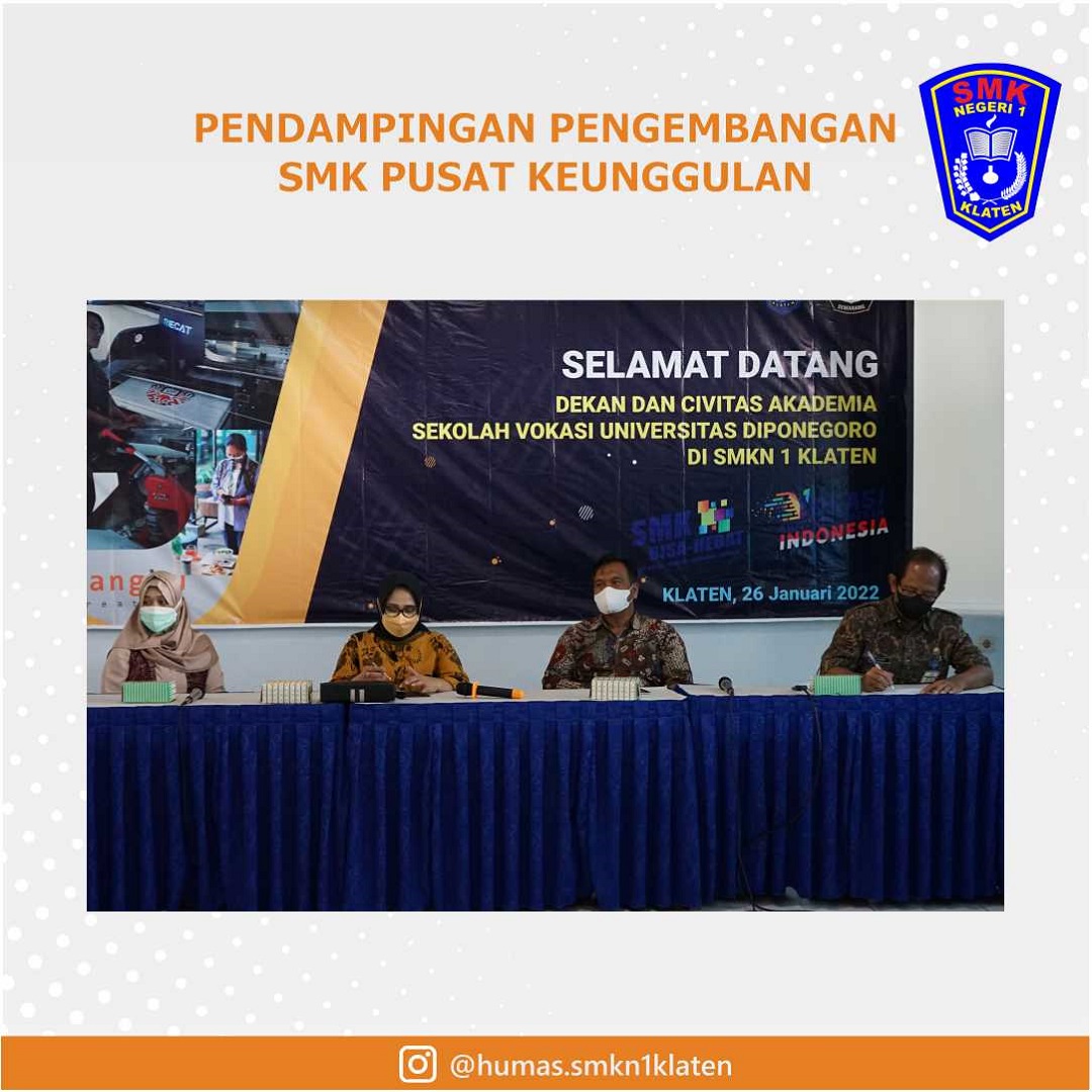 Pendampingan Pengembangan SMK Pusat Keunggulan