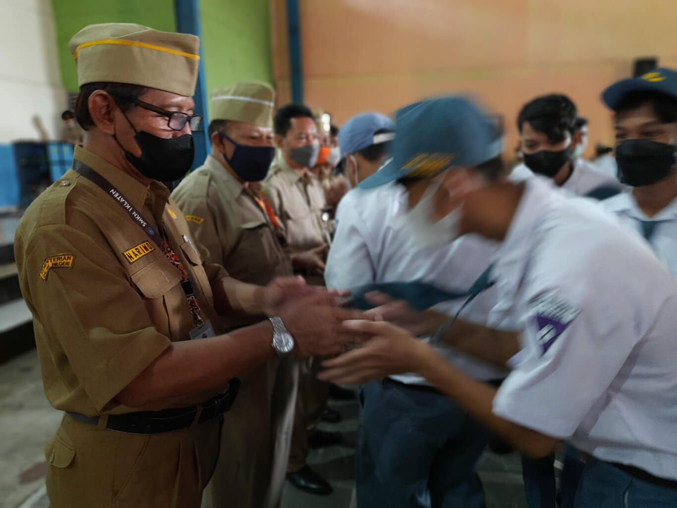 Apel pagi dan Halal Bihalal SMK Negeri 1 Klaten